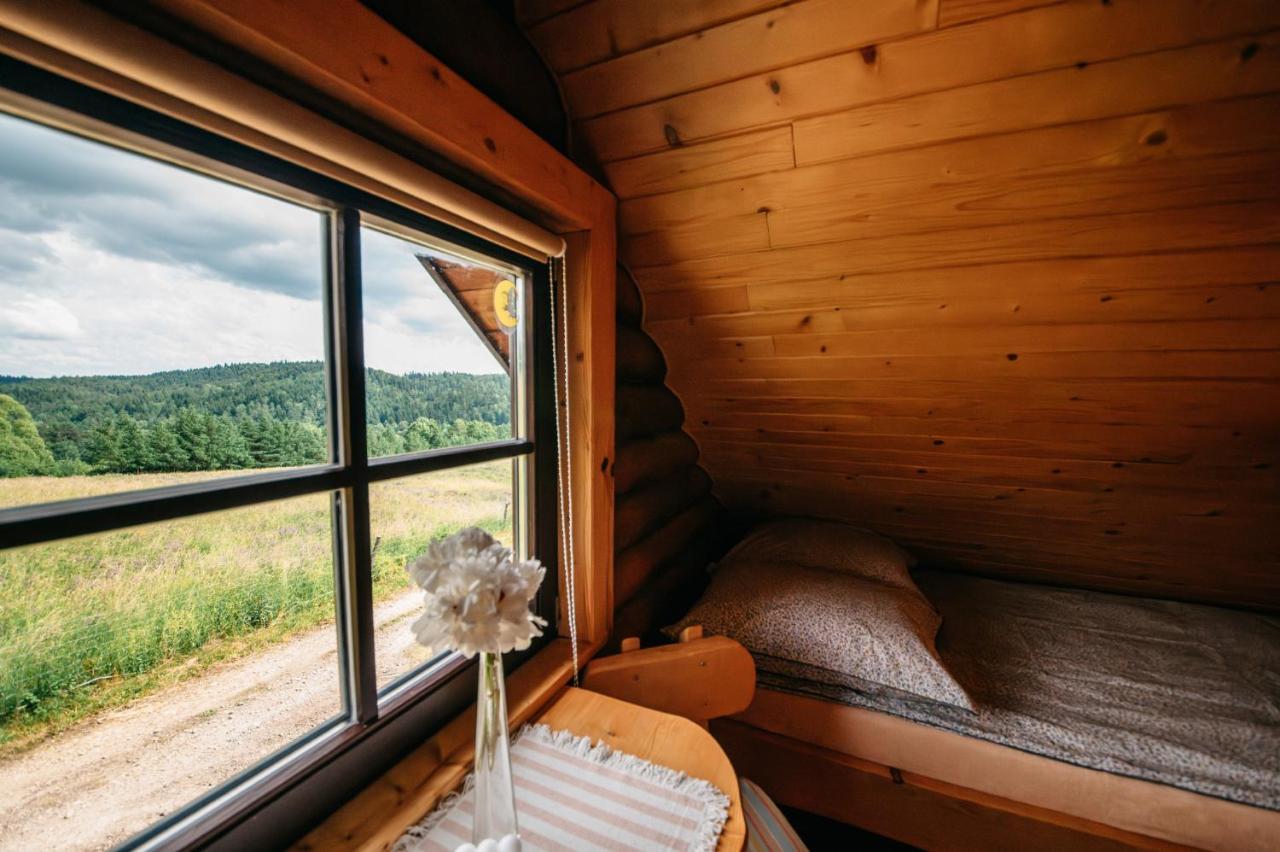 Villa Bieszczadzka Bania à Lesko Extérieur photo